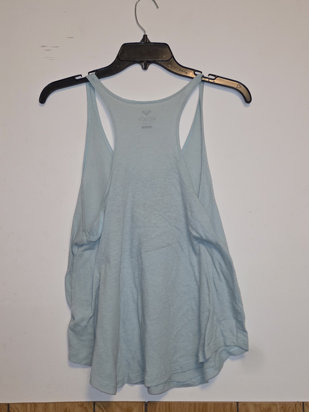 Roxy Light Blue Racerback Tank with Sunset Script - Picture 3 of 3